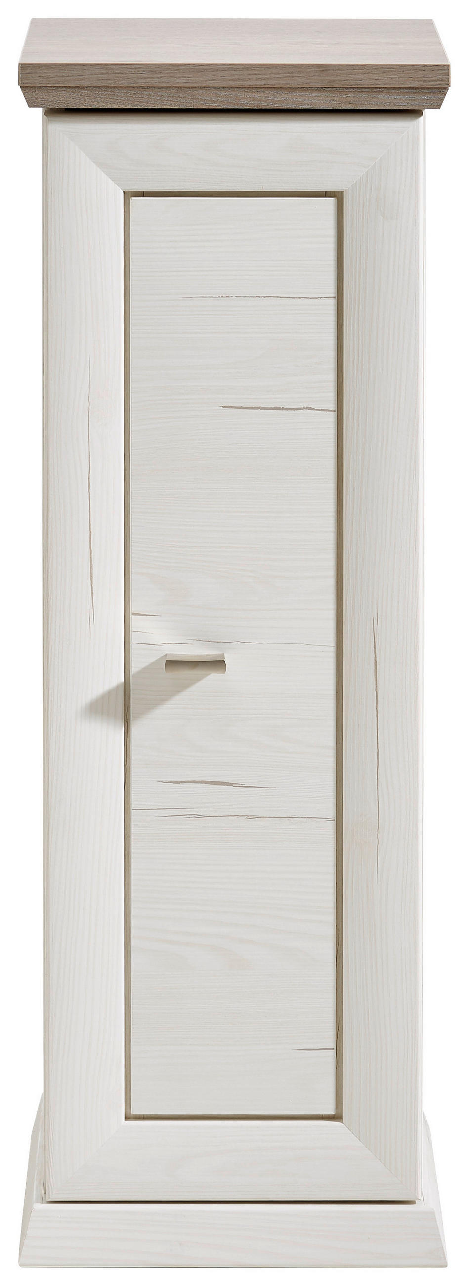 BLUMENSÄULE - Weiß/Grau, LIFESTYLE (30/30/85cm) - Hom`in