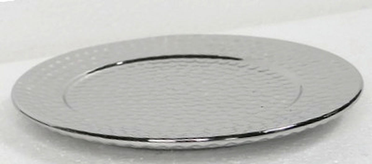 DEKOTELLER - Silberfarben, Basics, Keramik (16cm)