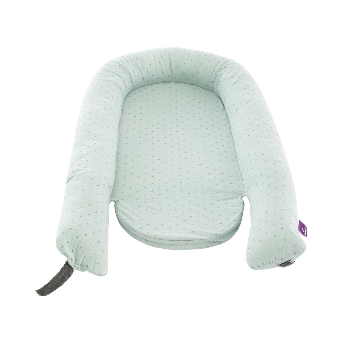 KUSCHELNEST Home Comfort  76/52/8 cm   - Hellblau, Basics, Textil (76/52/8cm) - Träumeland