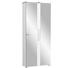SCHUHSCHRANK Weiß - Alufarben/Weiß, Design, Glas/Metall (80/197/34cm) SCHUHSCHRANK Weiß - Alufarben/Weiß, Design, Glas/Metall (80/197/34cm)