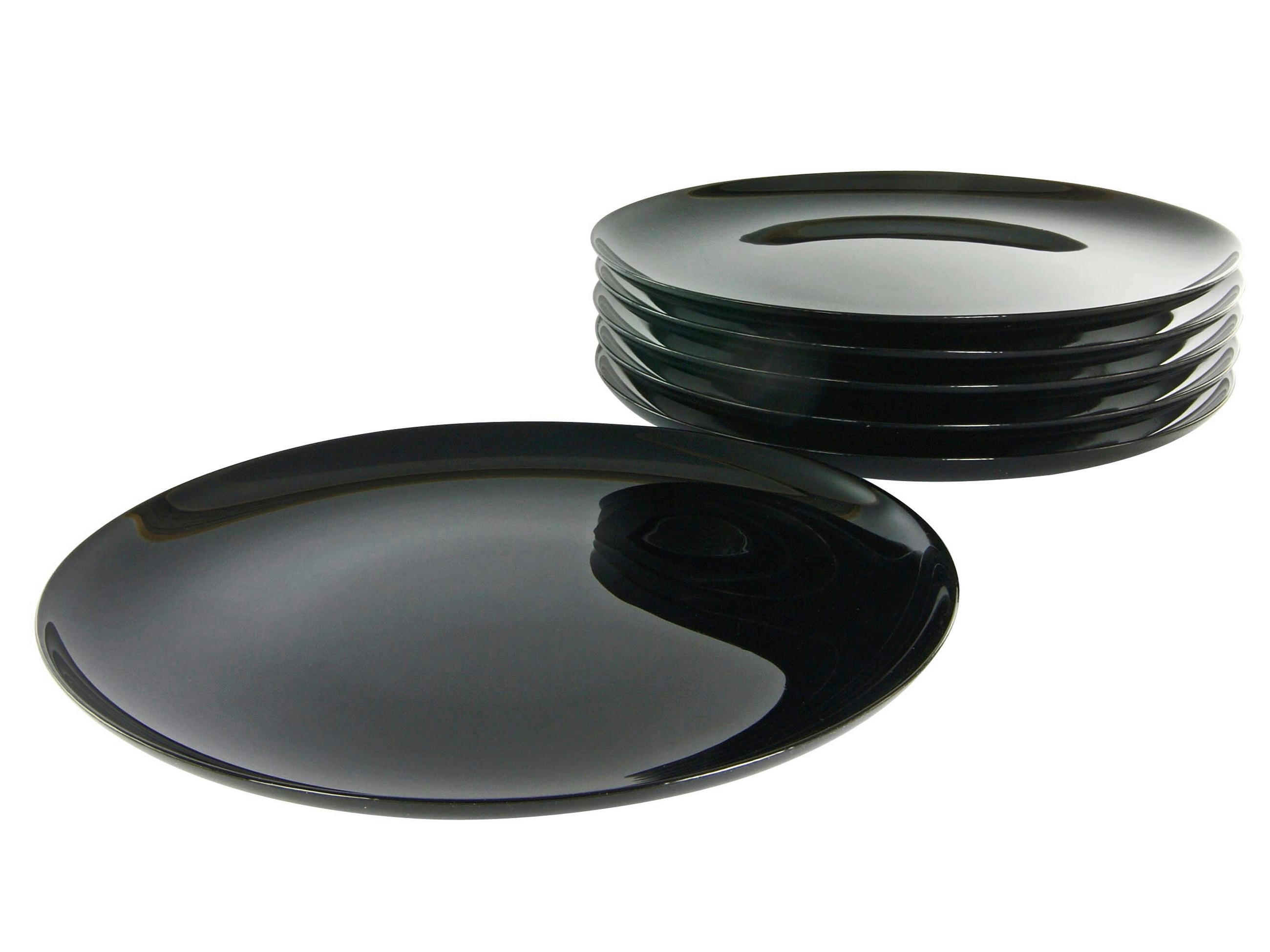 PIZZATELLER Italien Party Schwarz - Schwarz, Basics, Glas - Creatable