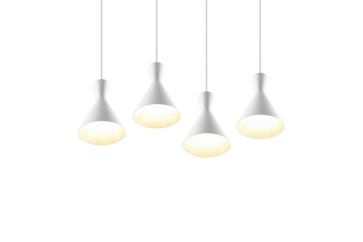 HÄNGELEUCHTE 90/20/150 cm  - Weiß, Basics, Metall (90/20/150cm) - Trio Leuchten