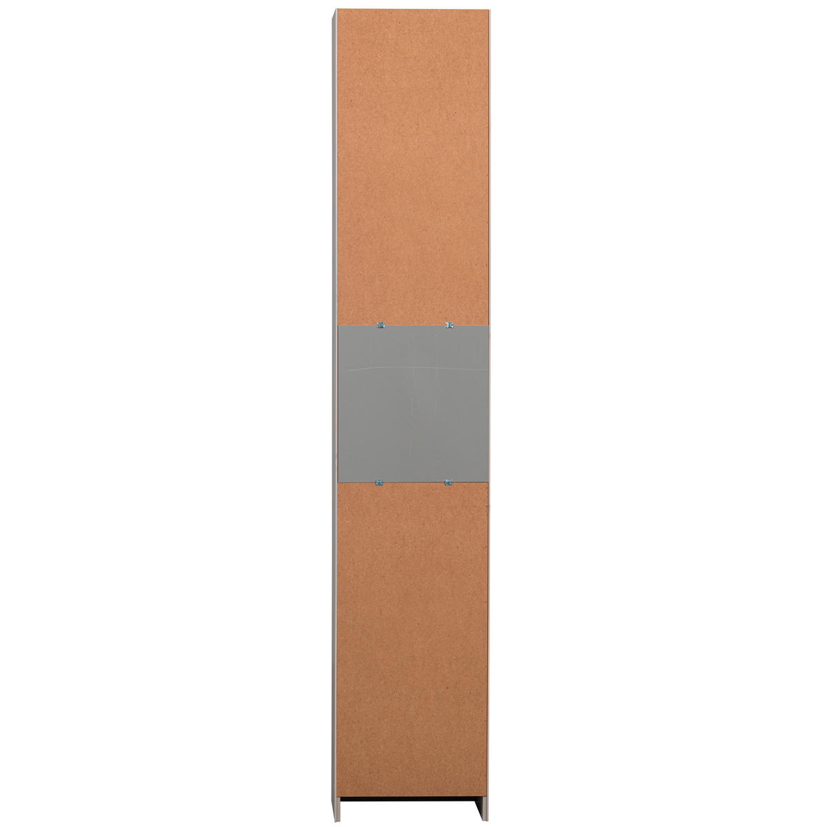 GARDEROBENSCHRANK Basu  in 40/210/42 cm  - Hellgrau, Design, Holz (40/210/42cm) - Livetastic