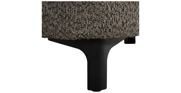 3-SITZER-SOFA  in Chenille Anthrazit  - Anthrazit/Schwarz, KONVENTIONELL, Textil/Metall (228/84/99cm) - Carryhome