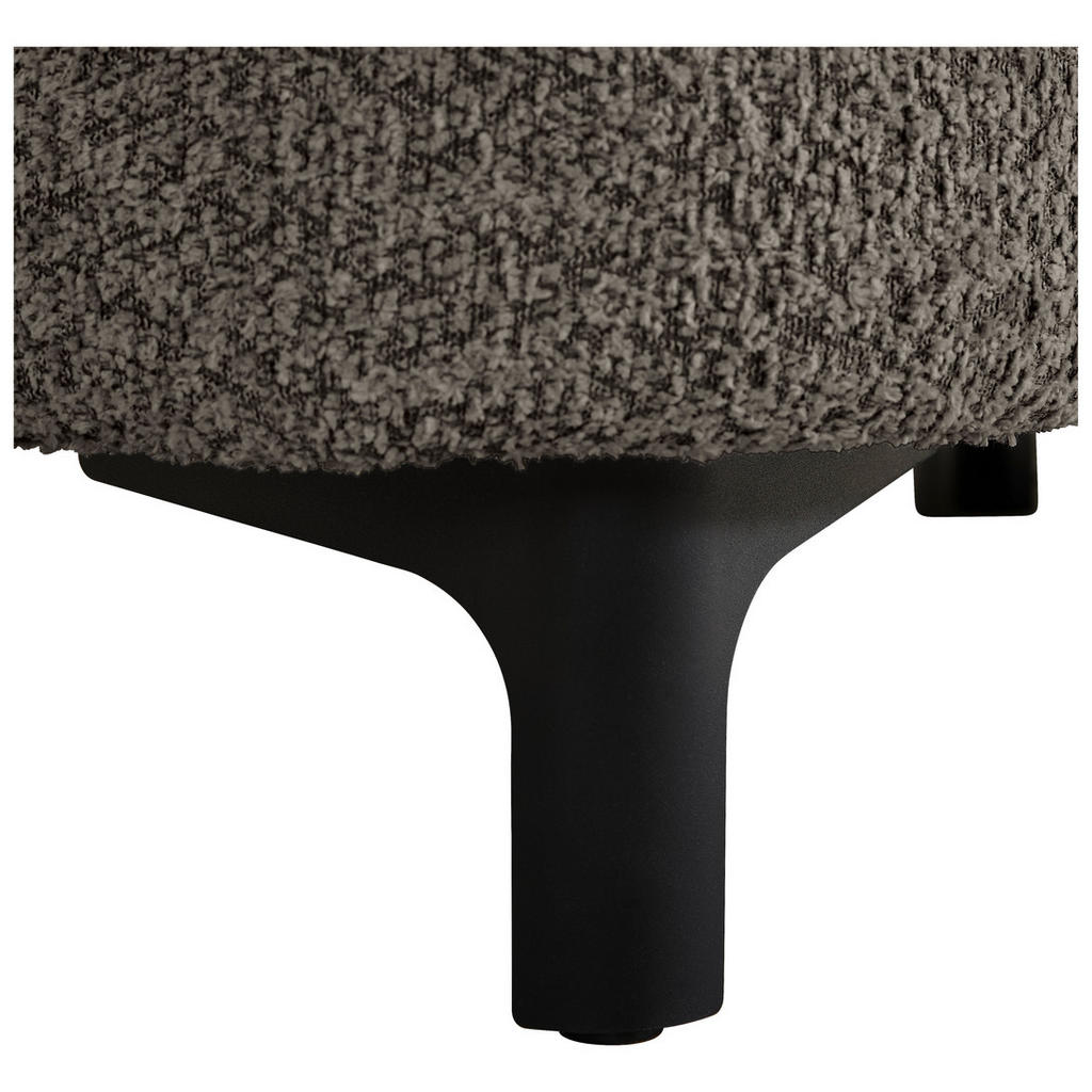 Thumbnail - Carryhome 3-Sitzer-Sofa, Anthrazit, Textil, Füllung: Schaumstoff, 228x84x99 cm, Typenauswahl, Hocker erhältlich, Rücken ...