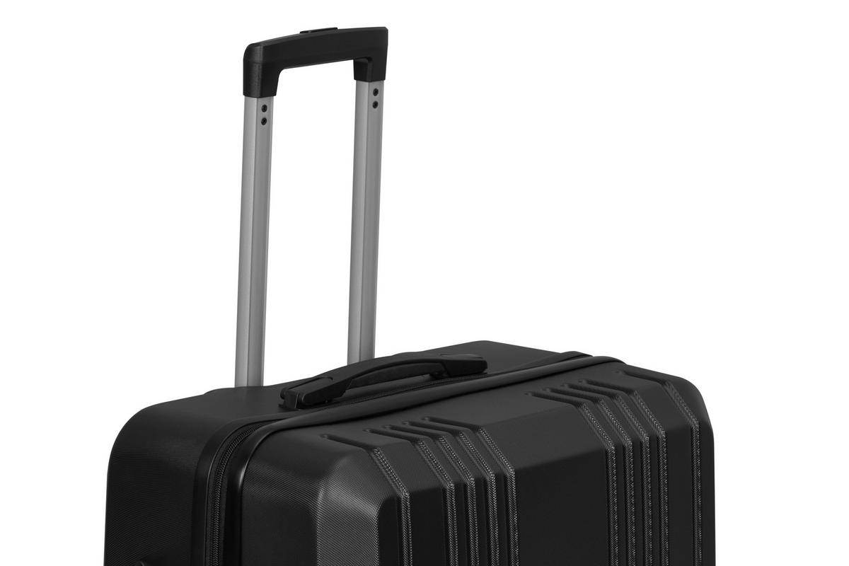 SET VALIZE DE CĂLĂTORIE - negru, Trend, plastic/metal - Novel
