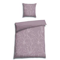BETTWÄSCHE 2-teilig Satin 155/220 cm  - Lila, Basics, Textil (155/220cm) - Florella
