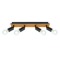 SPOTLIGHT 49/9/11 cm   - brun/svart, Natur, metall/trä (49/9/11cm) - Globo