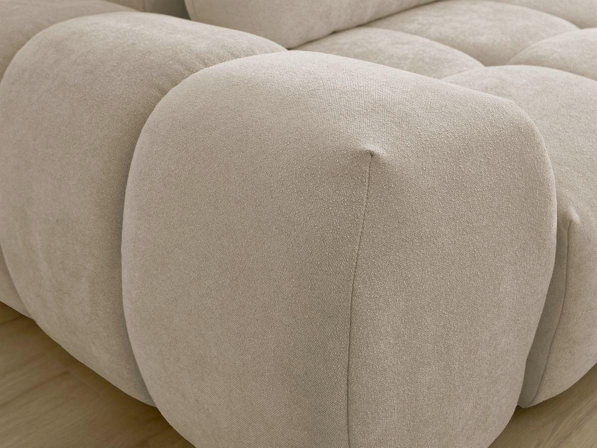 SCHLAFSOFA EVEREST  mit Rücken echt, Armteil links, Armteil rechts Struktur Taupe  - Taupe/Schwarz, MODERN, Kunststoff/Textil (278/90/115cm)