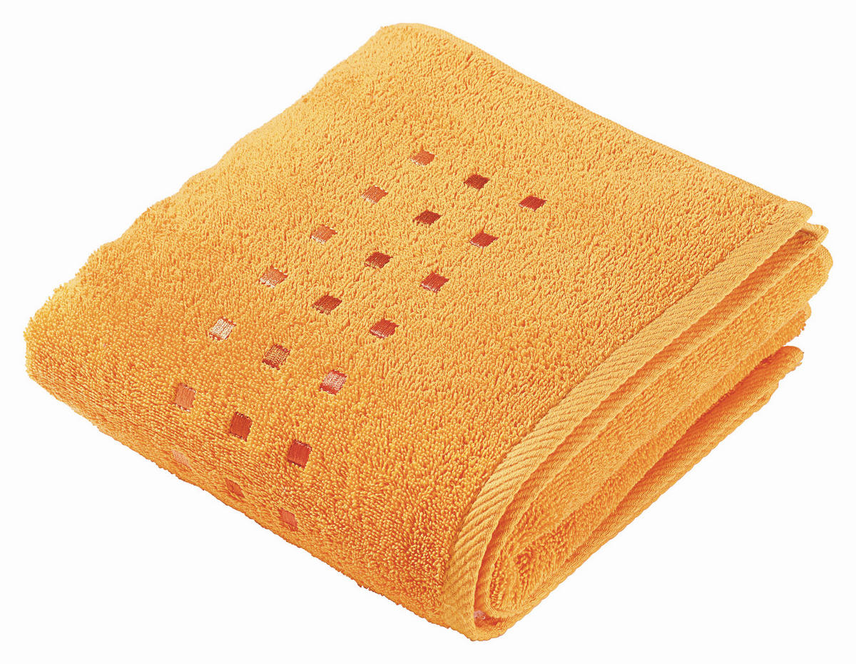 HANDDUK Quattro orange  - orange, Klassisk, textil (50/100cm) - Best Price