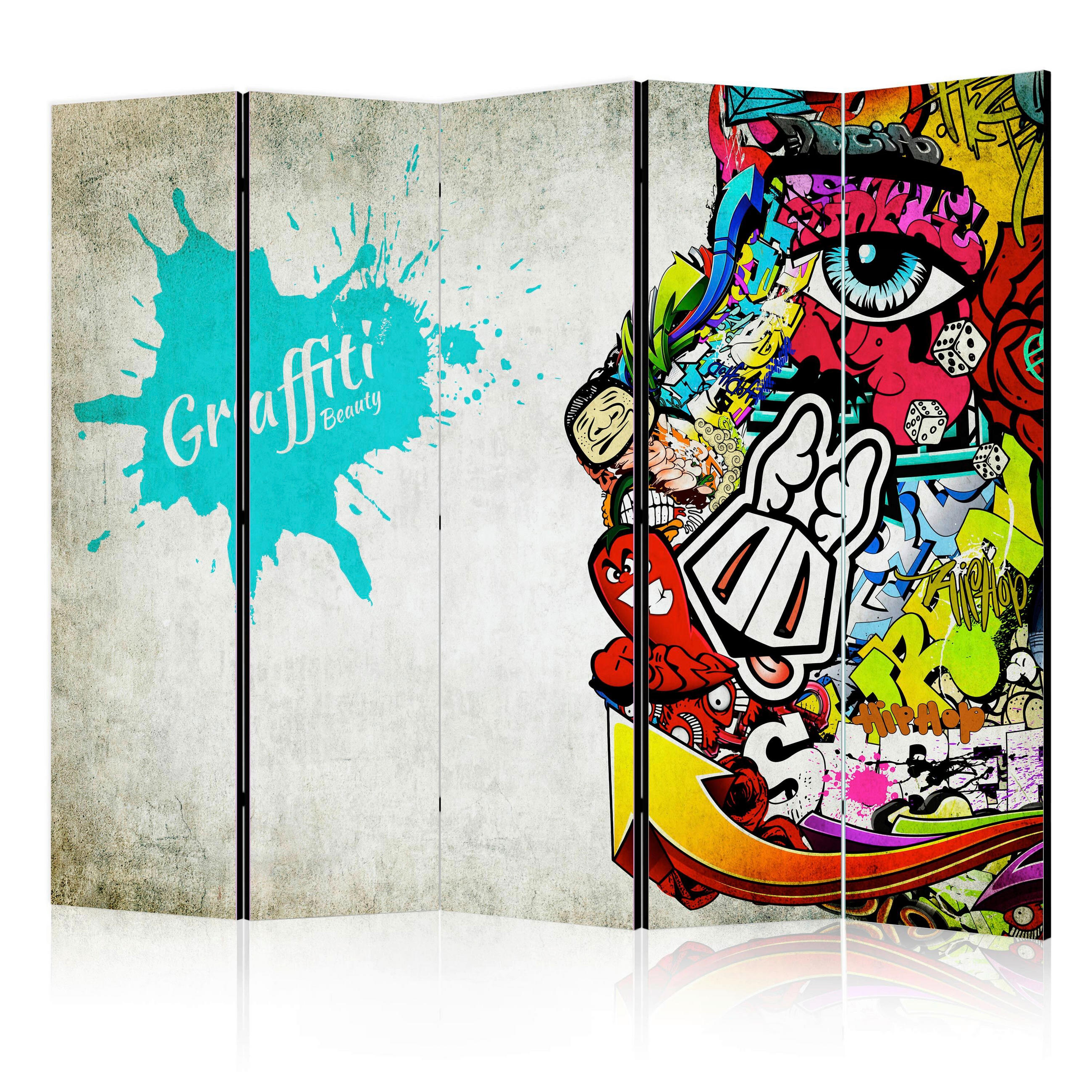 artgeist Paravent Mehrfarbig 225x172x3 cm