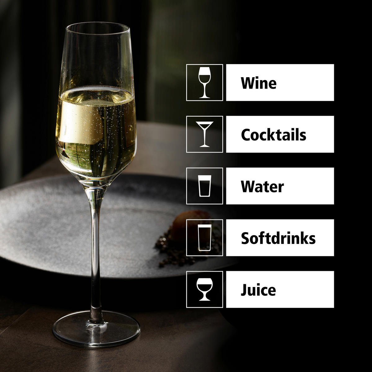 GLÄSERSET PRISM  12-teilig  - Klar, Basics, Glas (7/24cm)