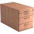ROLLCONTAINER - Nussbaumfarben/Alufarben, KONVENTIONELL, Holzwerkstoff/Kunststoff (42,8/51,2/80cm) ROLLCONTAINER - Nussbaumfarben/Alufarben, KONVENTIONELL, Holzwerkstoff/Kunststoff (42,8/51,2/80cm)