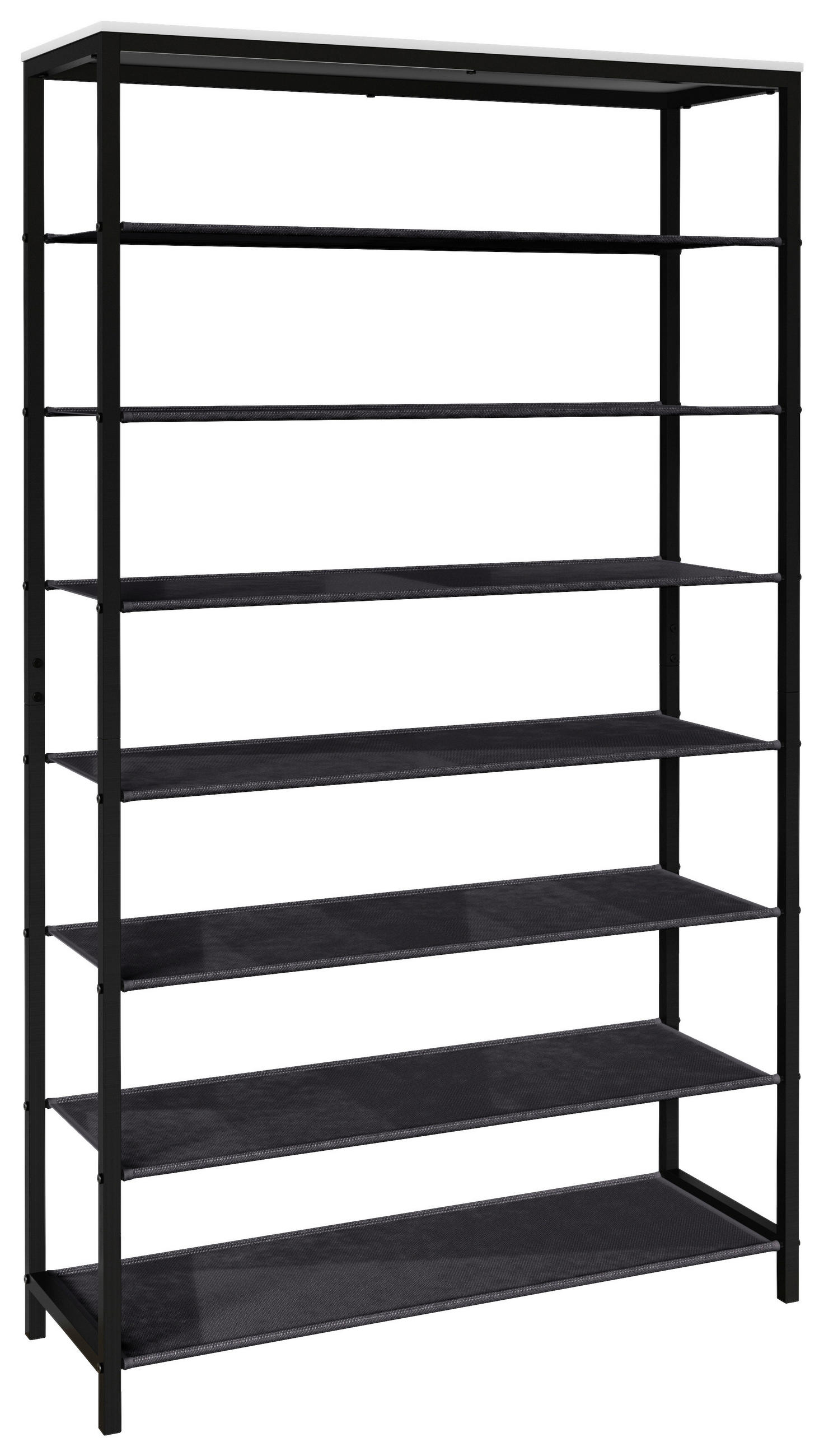 SKOHYLLA 90/152/30 cm svart, vit 152/90/30 cm