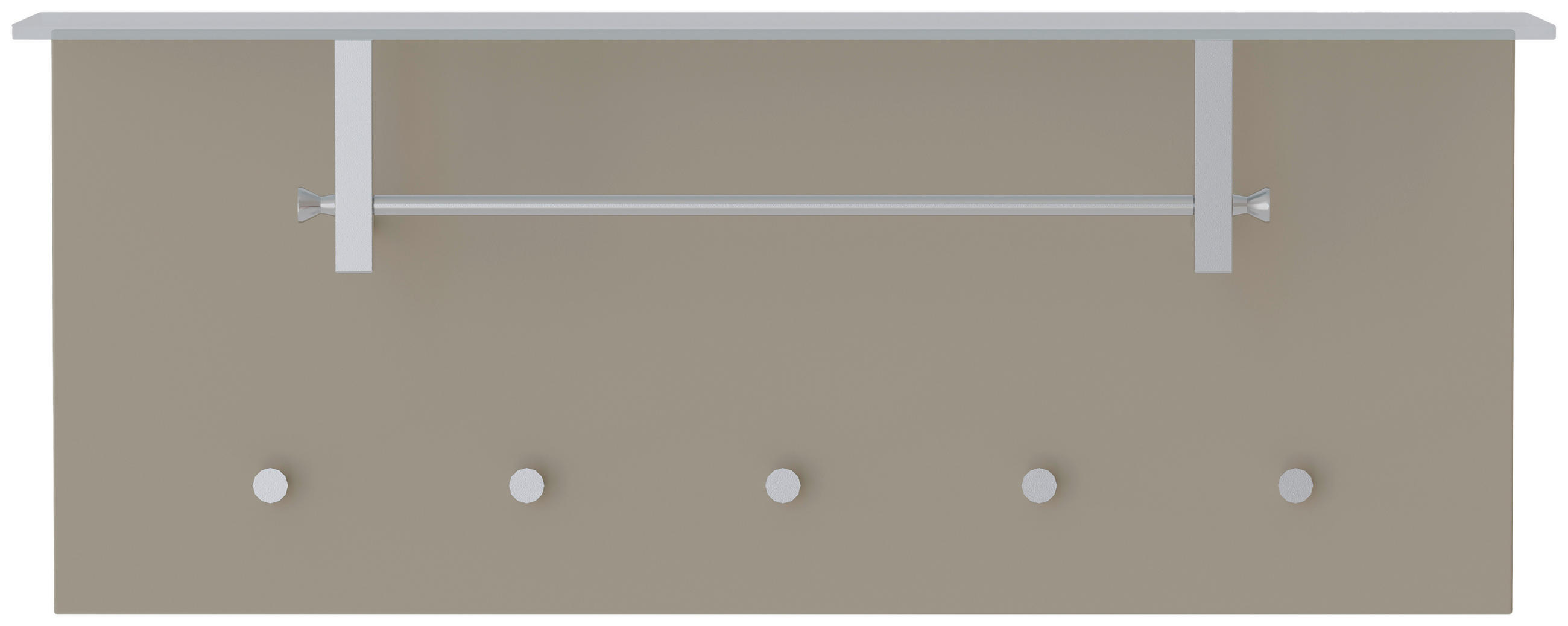 GARDEROBENPANEEL  in 102/41/33 cm  - Sandfarben, Design, Glas/Holzwerkstoff (102/41/33cm) - Moderano