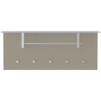 GARDEROBENPANEEL  in 102/41/33 cm  - Sandfarben, Design, Glas/Holzwerkstoff (102/41/33cm) - Moderano