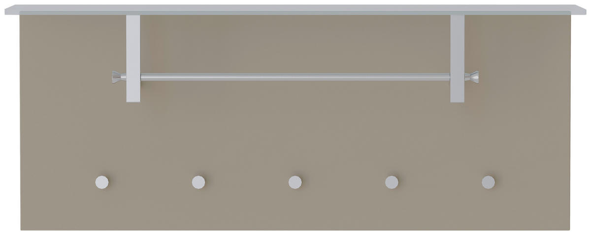 GARDEROBENPANEEL  in 102/41/33 cm  - Sandfarben, Design, Glas/Holzwerkstoff (102/41/33cm) - Moderano