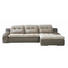 WOHNLANDSCHAFT in Textil Beige, Grau - Chromfarben/Beige, Design, Textil/Metall (270 205 cm) - Carryhome WOHNLANDSCHAFT in Textil Beige, Grau - Chromfarben/Beige, Design, Textil/Metall (270 205 cm) - Carryhome