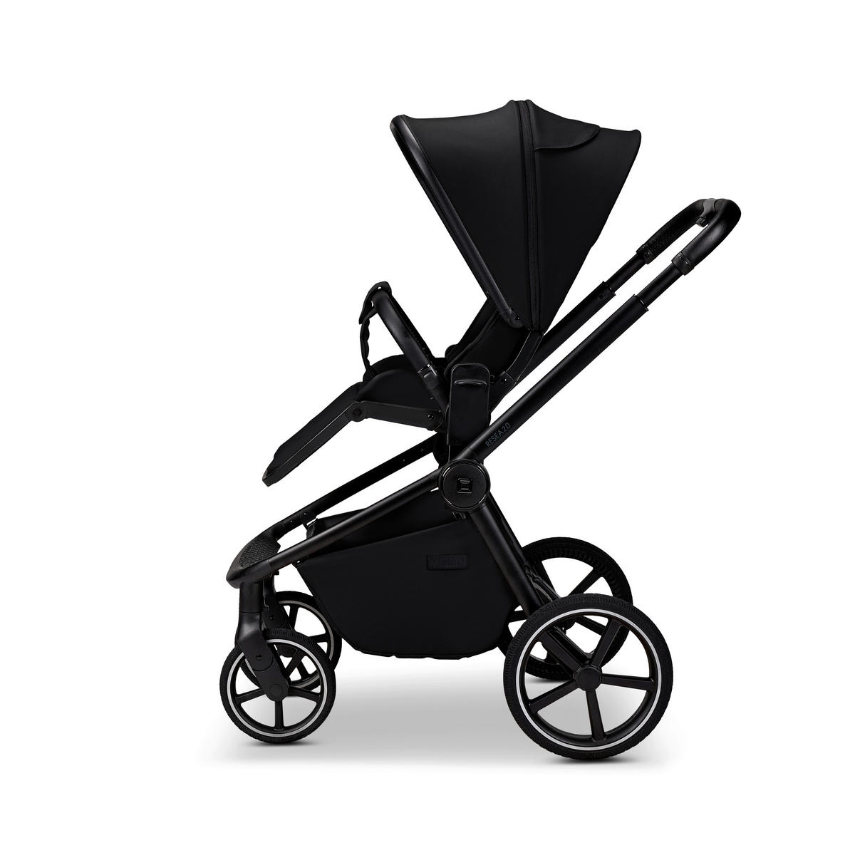 KOMBIKINDERWAGEN  Resea 2.0  Onyx  - Schwarz, Basics, Textil (96/57/114cm) - Moon