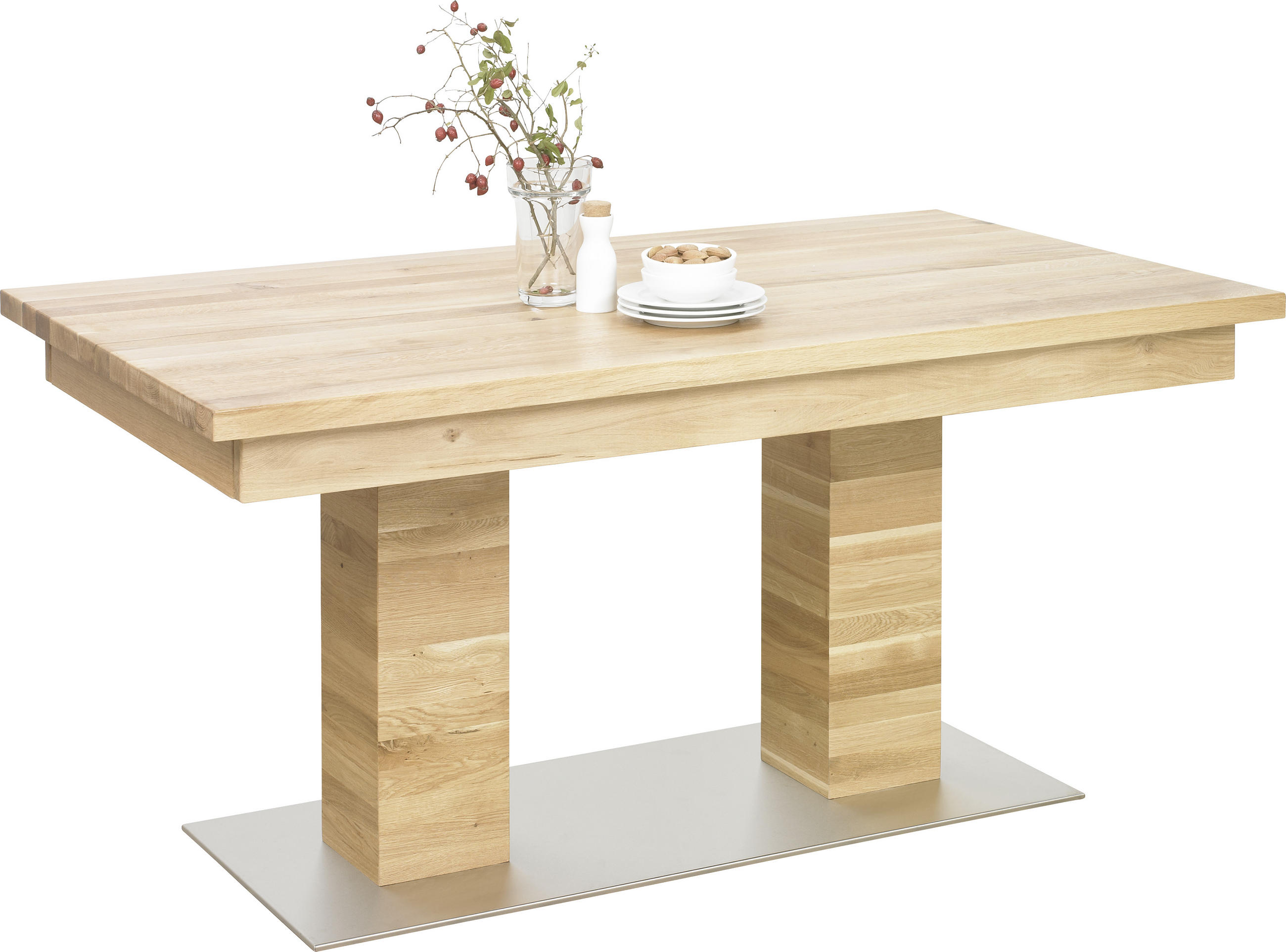 Esstisch in Holz, Metall 160/90/75 cm