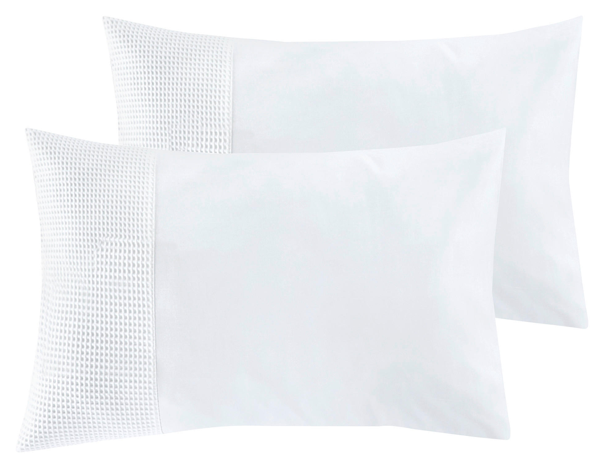 KISSENHÜLLEN-SET 40/80 cm  - Weiß, Design, Textil (40/80cm) - Novel