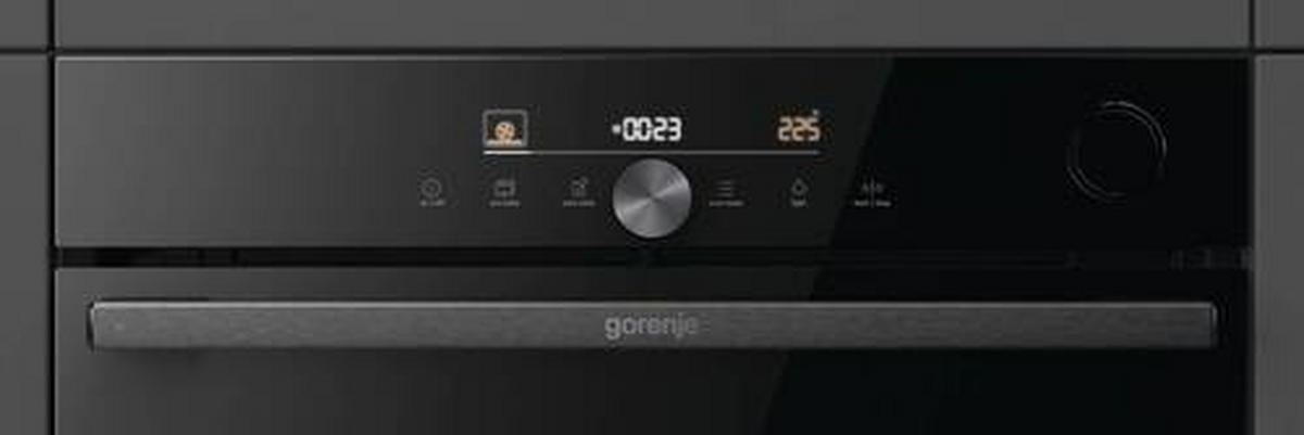 EINBAUHERD 742105  - Schwarz, Basics, Glas/Metall (59,5/59,5/56,4cm) - Gorenje