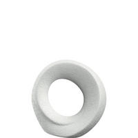 SKULPTUR - Weiß, Basics, Keramik (17,00/17,00/7,00cm) - Leonardo