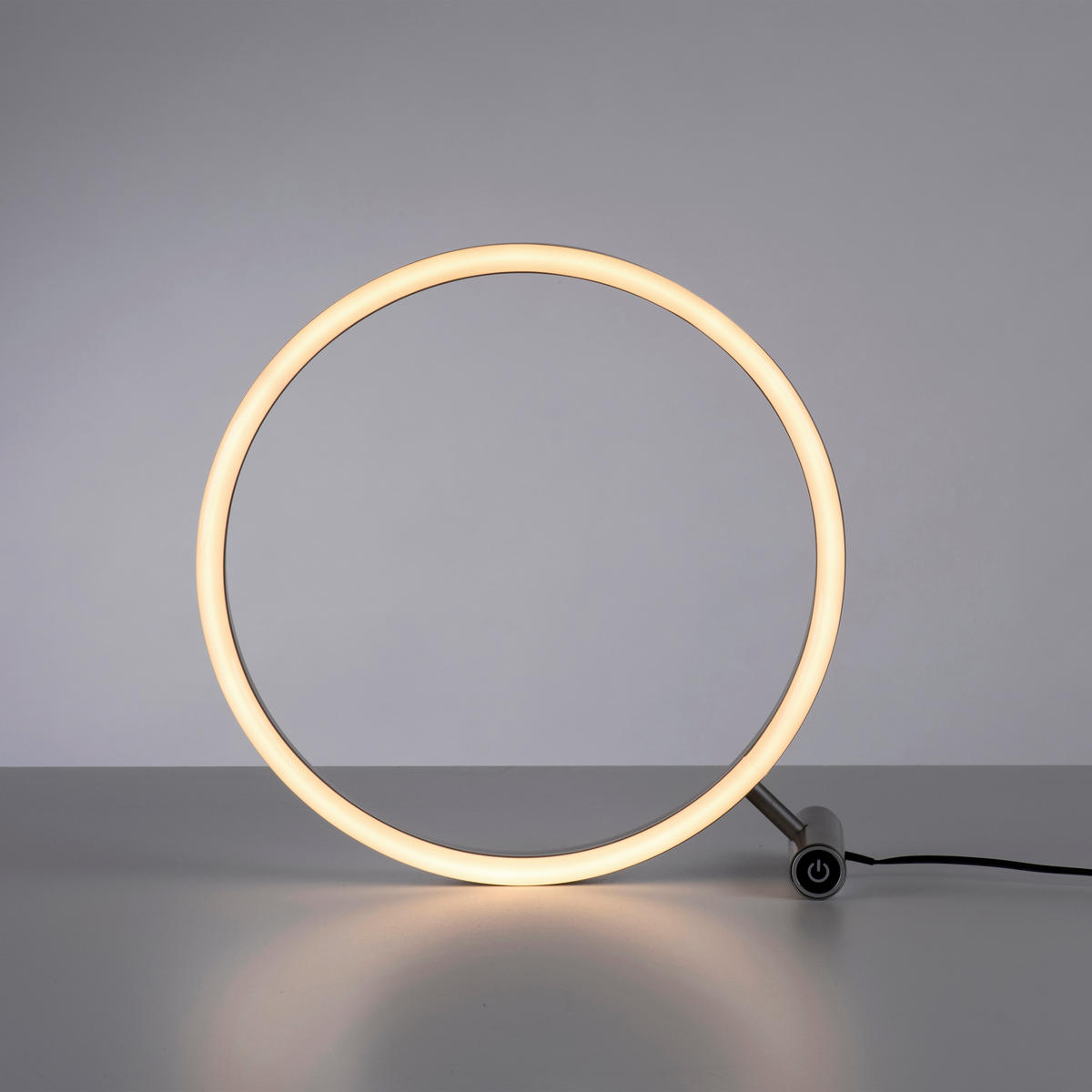 LED-TISCHLEUCHTE Ritus 28,5/10/28 cm  - Alufarben, Design, Kunststoff/Metall (28,5/10/28cm) - Just Light