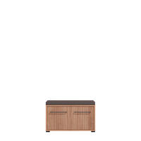 ELŐSZOBAPAD  - Artisan tölgy/szürke, Basics, faalapú anyag (80/49/40cm) - Xora