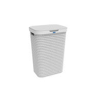 WÄSCHETONNE - Weiß, Basics, Kunststoff (42/32/57,2cm) - Rotho