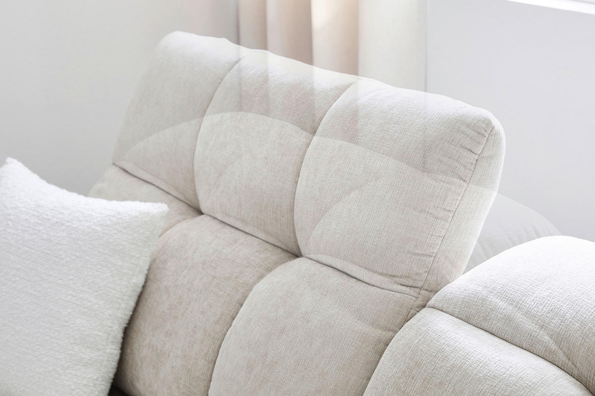 ROHOVÁ SEDACIA SÚPRAVA, textil, béžová - čierna/béžová, Design, textil/plast (160/264cm) - Xora