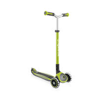 KINDERSCOOTER MASTER LIGHTS  - Limette/Grün, Basics (61/37/94cm) - GLOBBER