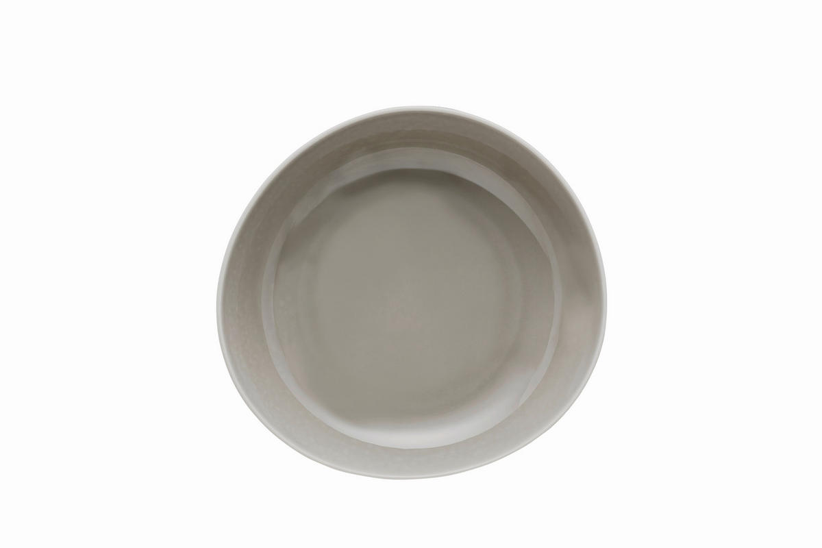 GLOBOKI KROŽNIK  Junto Pearl Grey  22 cm       - siva/bež, Basics, keramika (22cm) - Rosenthal