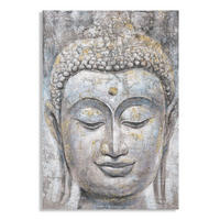 LEINWANDBILD Buddha  - Basics, Holz/Textil (80/120/3cm)