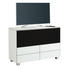 TV-ELEMENT 114,1/77,3/42 cm - Alufarben/Schwarz, KONVENTIONELL, Glas/Holzwerkstoff (114,1/77,3/42cm) TV-ELEMENT 114,1/77,3/42 cm - Alufarben/Schwarz, KONVENTIONELL, Glas/Holzwerkstoff (114,1/77,3/42cm)