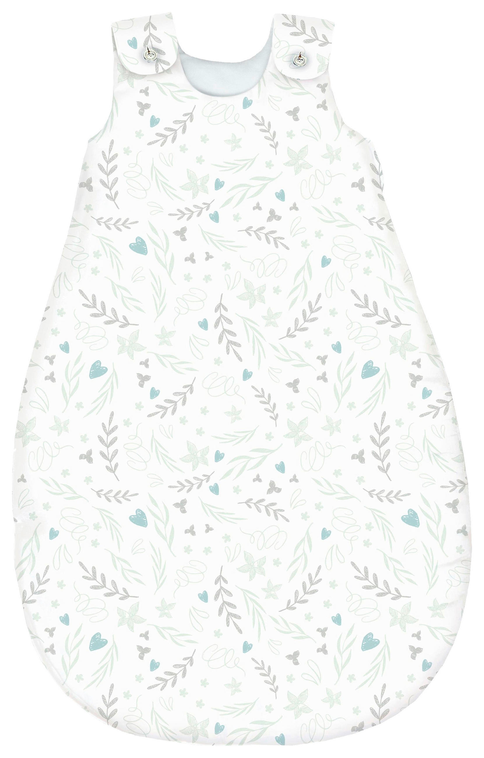 BABYSCHLAFSACK      - Grün, Basics, Naturmaterialien/Textil (42/56cm) - Avelia