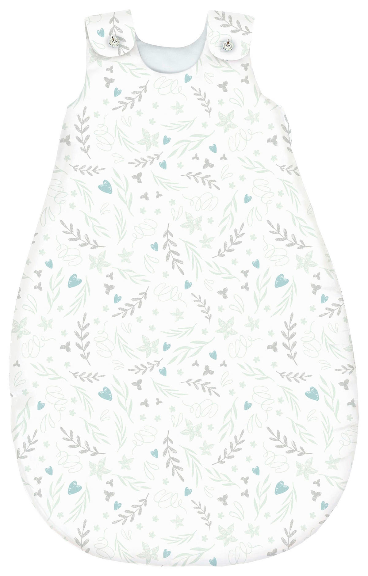 BABYSCHLAFSACK      - Grün, Basics, Naturmaterialien/Textil (42/56cm) - Avelia