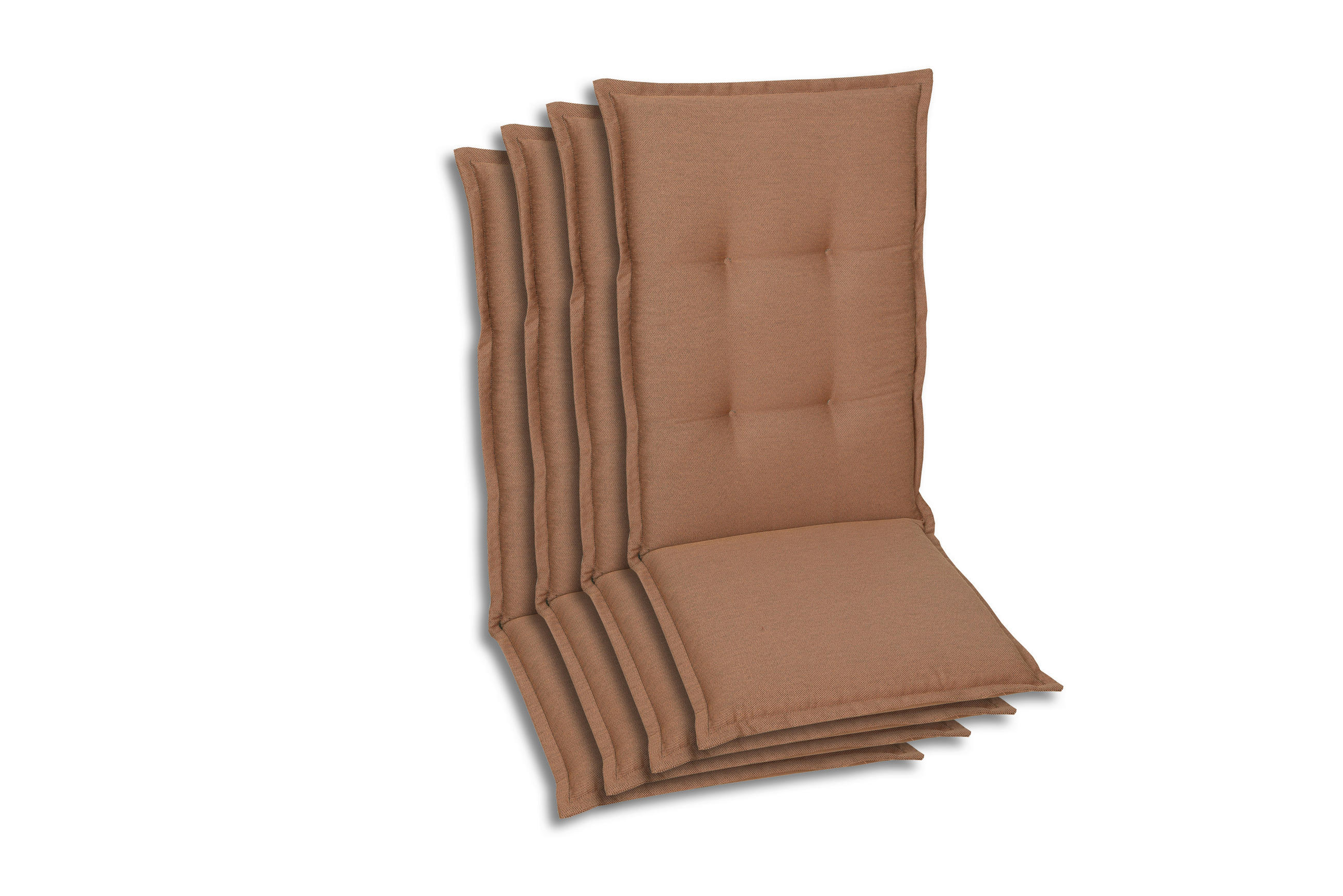 SESSELAUFLAGENSET Uni  - Rot, Basics, Textil (50/7/120cm)