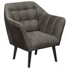KOKTÉLFOTEL - fekete/antracit, Modern, faalapú anyag/textil (84/87/70cm) - MID.YOU