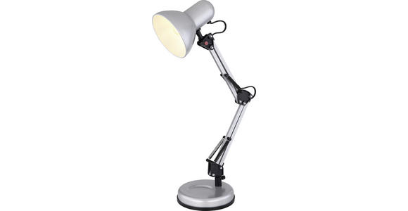 SCHREIBTISCHLEUCHTE 40/15/59 cm - Weiß, Basics, Kunststoff/Metall (40/15/59cm) - Novel