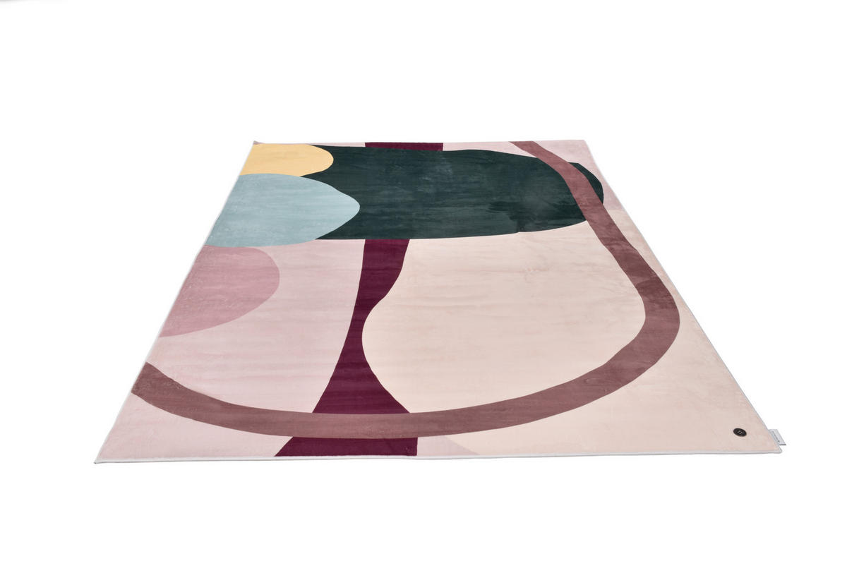 TKANI TEPIH 160/230 cm   zelena, višebojno  SHAPES - FOUR  - zelena/višebojno, Design, tekstil (160/230cm) - Tom Tailor
