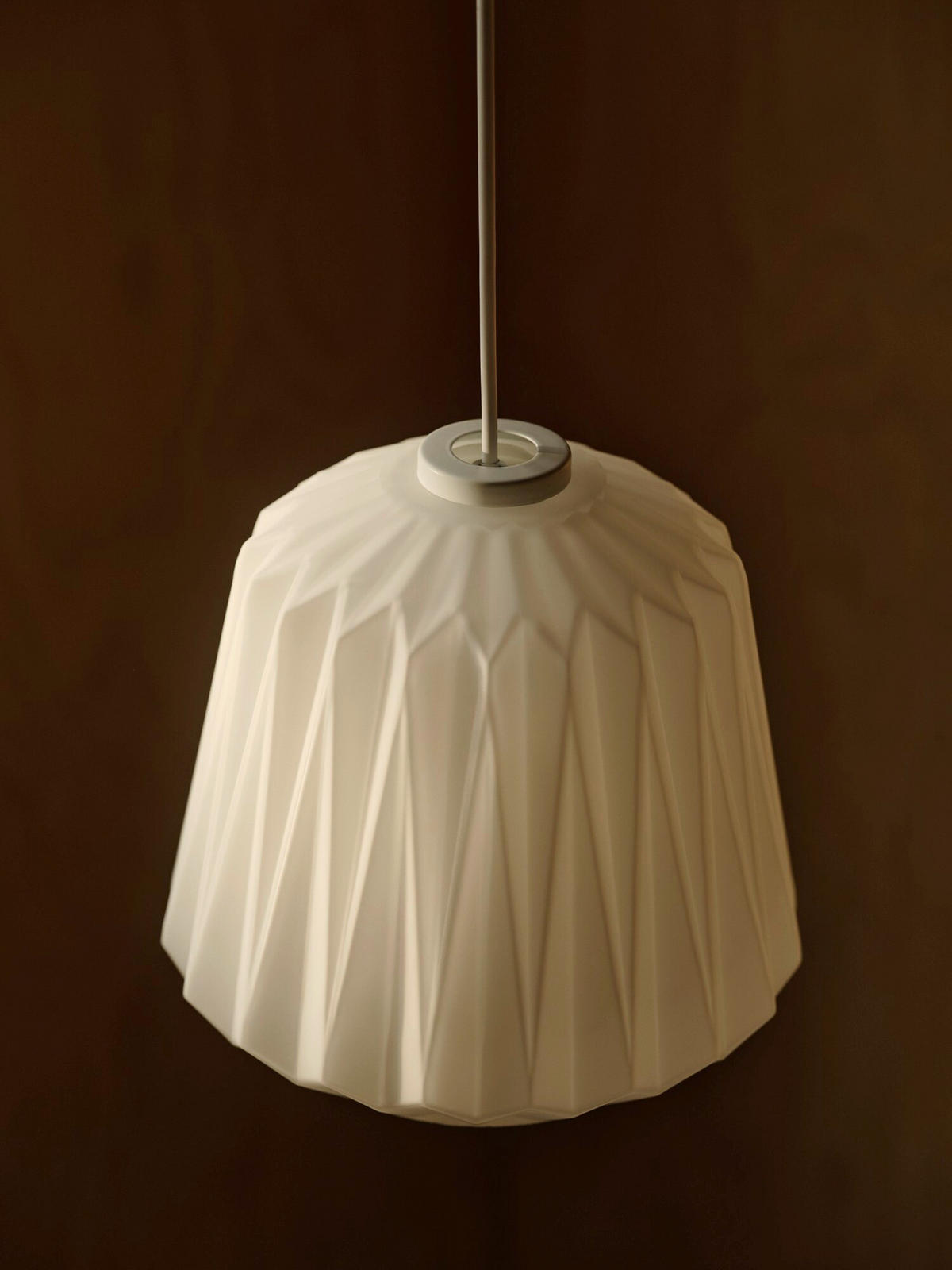 HÄNGELEUCHTE Elbie 24/24 cm  - Weiß, Design, Glas (24/24cm) - Nordlux