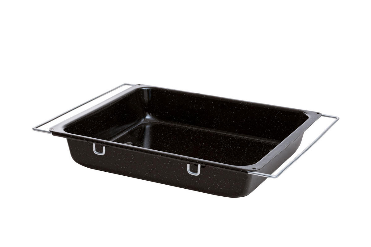 BACKBLECH 41/33/7 cm  - Schwarz, Basics, Metall (41/33/7cm) - Riess