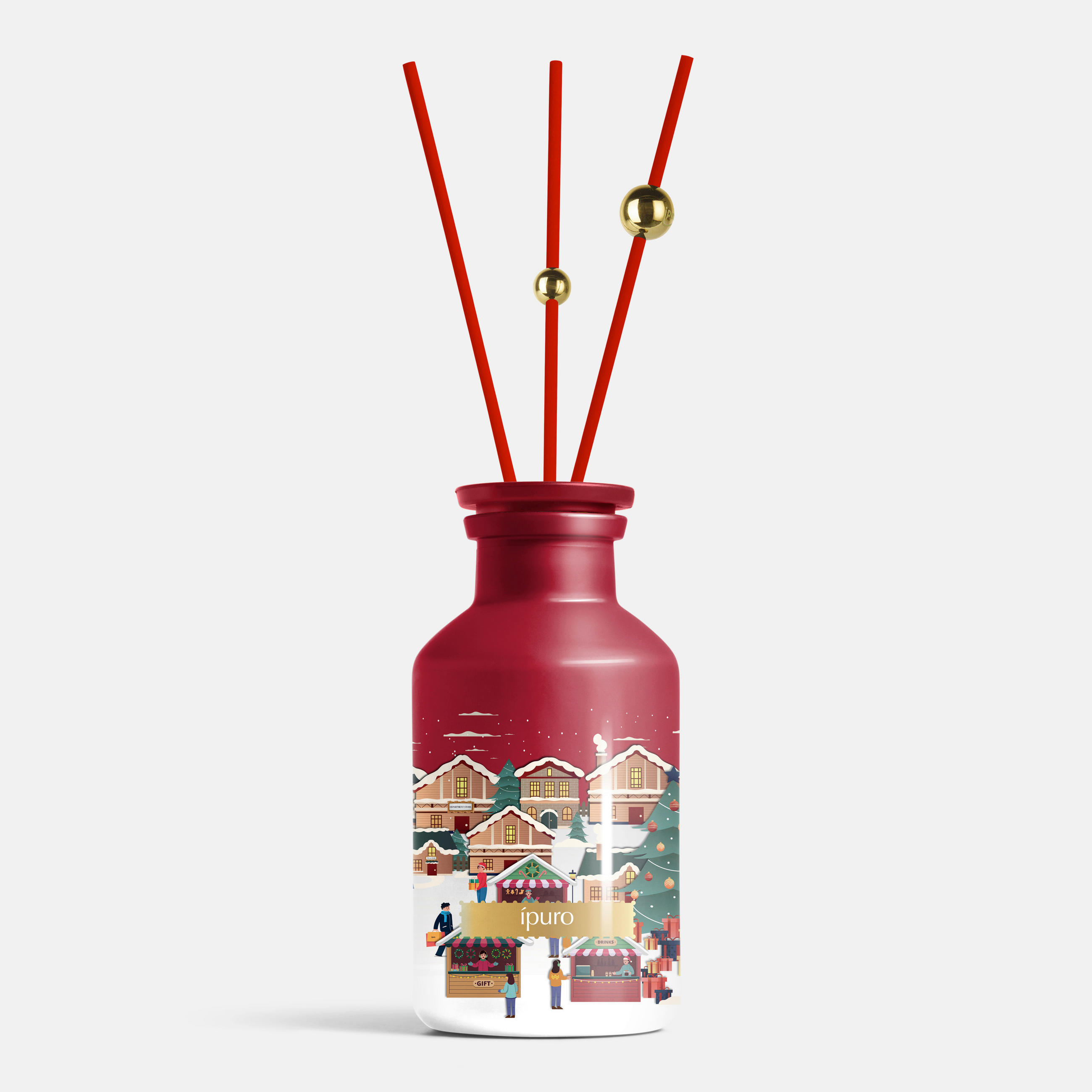 RAUMDUFT  - Rot, Basics, Glas (240ml) - Ipuro