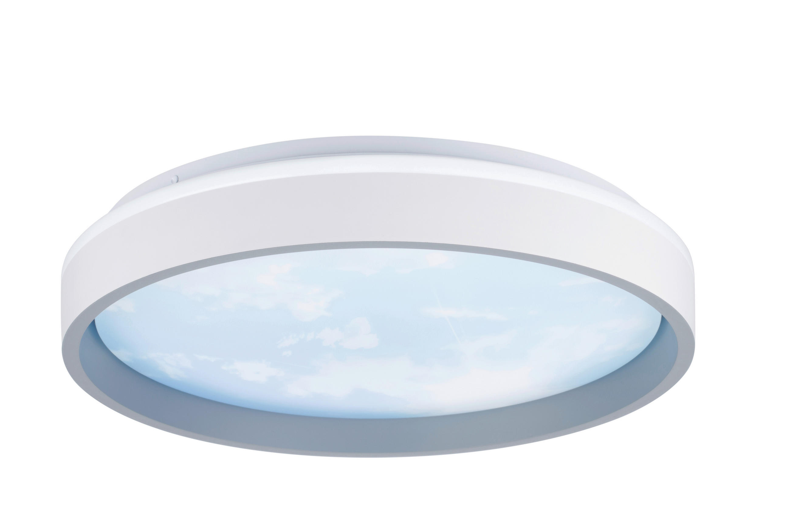 LED-DECKENLEUCHTE Solin 39/8 cm   - Weiß, LIFESTYLE, Kunststoff/Metall (39/8cm) - Novel