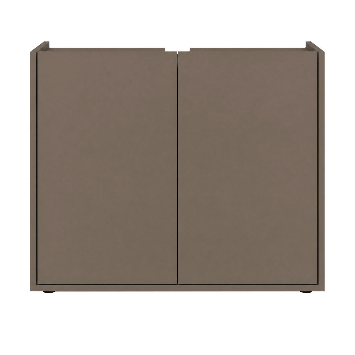 WASCHBECKENUNTERSCHRANK 80/62/35 cm  - Schwarz/Cappuccino, Trend, Holzwerkstoff/Kunststoff (80/62/35cm) - MID.YOU