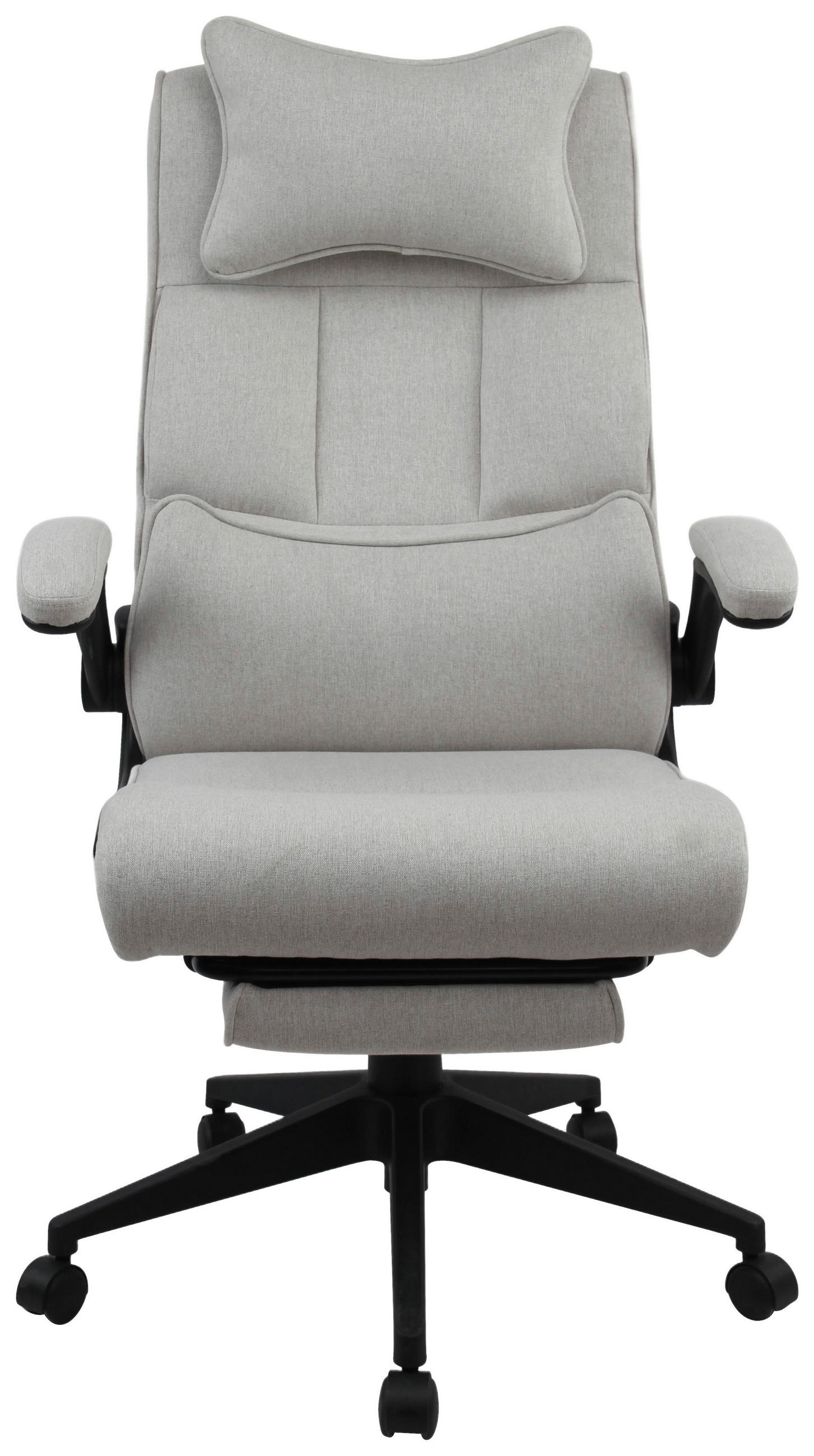 CHEFSESSEL  in Webstoff Creme  - Creme/Schwarz, MODERN, Kunststoff/Textil (62/112-122/65cm) - MID.YOU