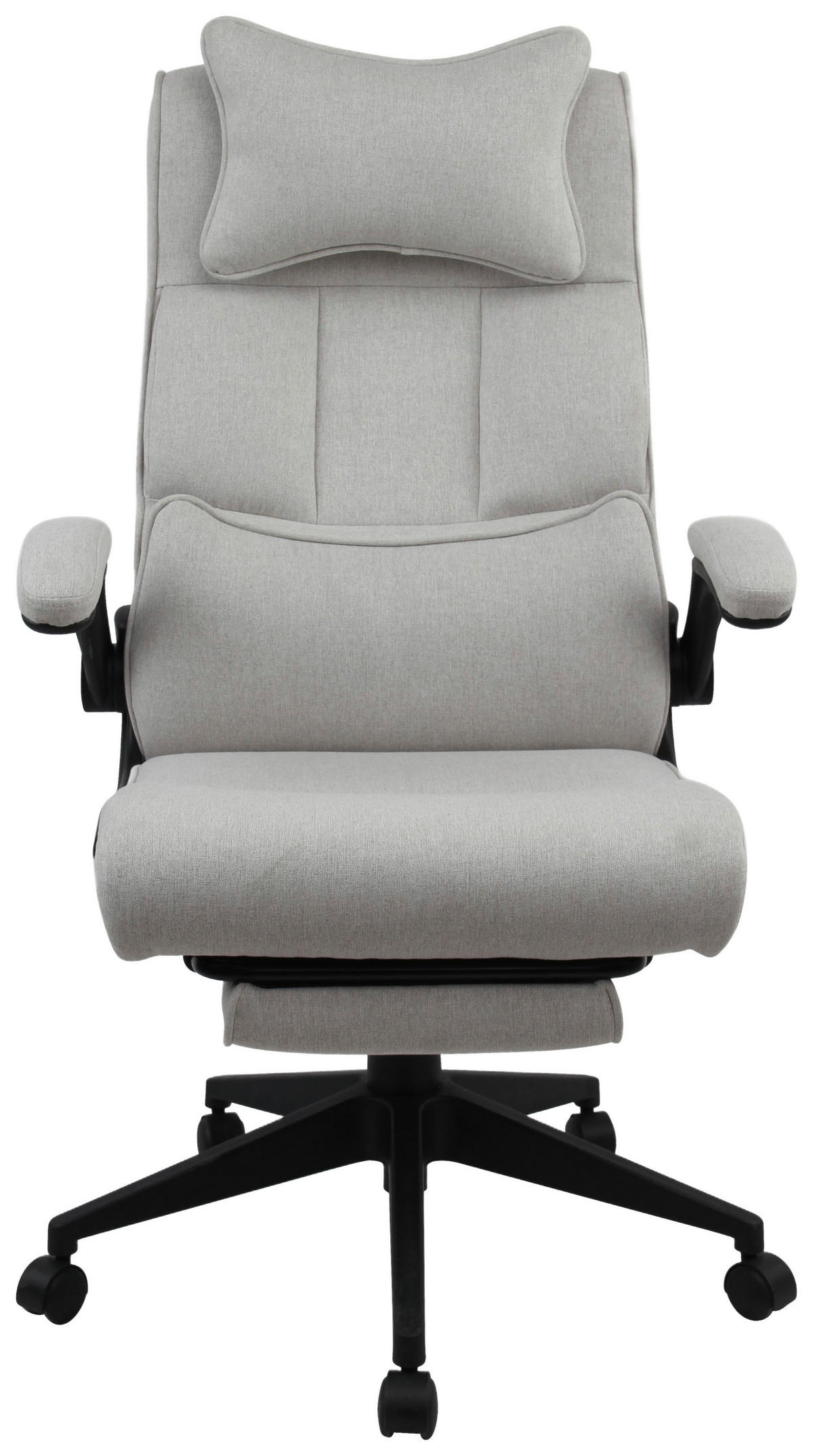CHEFSESSEL  in Webstoff Creme  - Creme/Schwarz, MODERN, Kunststoff/Textil (62/112-122/65cm) - MID.YOU