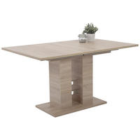 ESSTISCH Sonoma Eiche rechteckig  ausziehbar  - Eichefarben/Sonoma Eiche, MODERN, Holzwerkstoff (140-220/90/76cm) - Carryhome