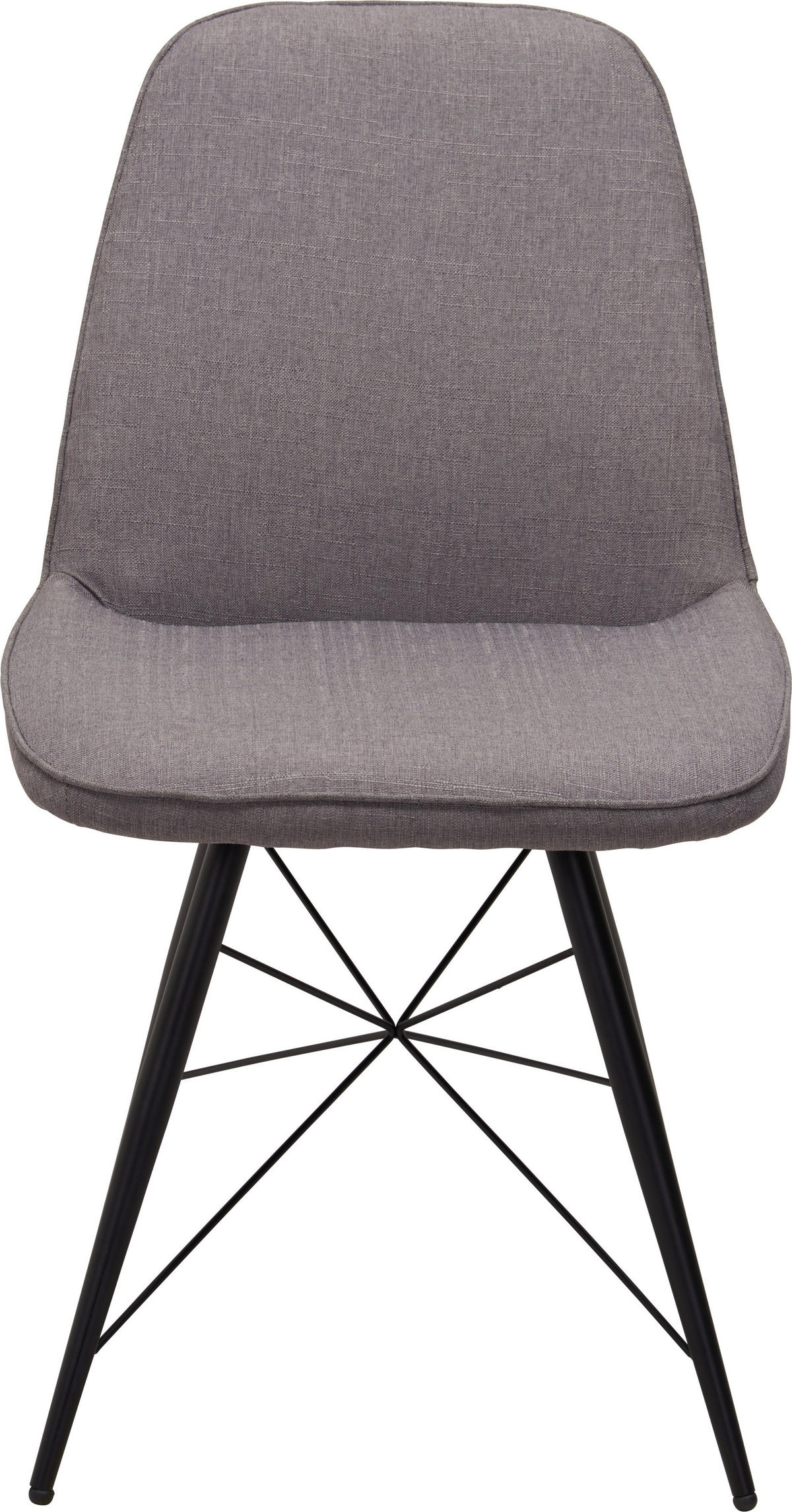 STOLICA  siva, crna  metal, tekstil      - siva/crna, Design, metal/tekstil (60cm) - Hom`in